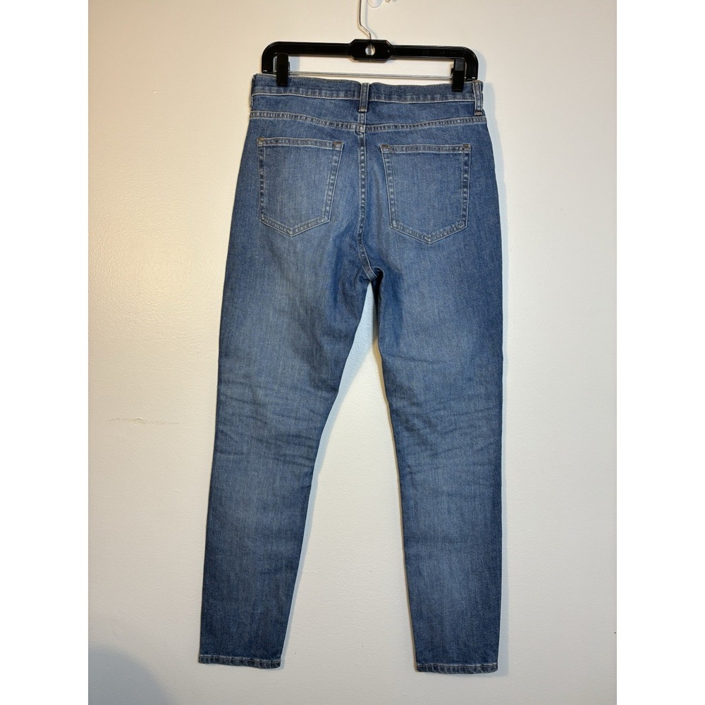 Everlane The High Rise Skinny Jean Sz 29 Mid Wash Casual Minimalist Preppy - Picture 4 of 9